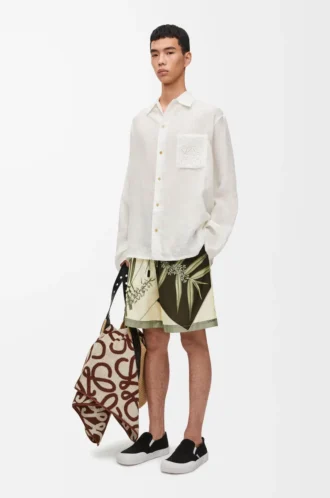 Towel in cotton Brown/Beige