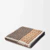 Towel in cotton Brown/Multicolor