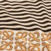 Towel in cotton Brown/Multicolor