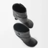 Toy Panta ankle bootie in nappa lambskin Black