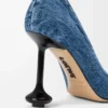Toy pump in denim Washed Denim