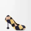 Toy pump in jacquard knit Multicolor Deep Navy