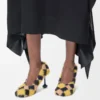 Toy pump in jacquard knit Multicolor Deep Navy