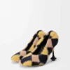 Toy pump in jacquard knit Multicolor Deep Navy