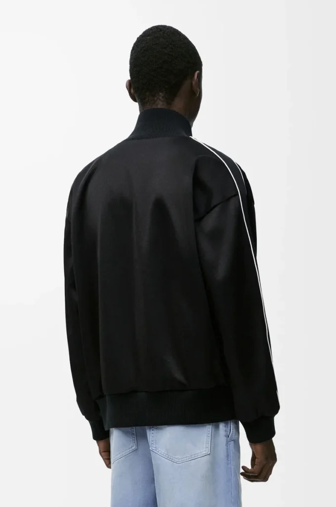 Tracksuit jacket in technical jersey Black Tracksuit jacket in technical jersey Black