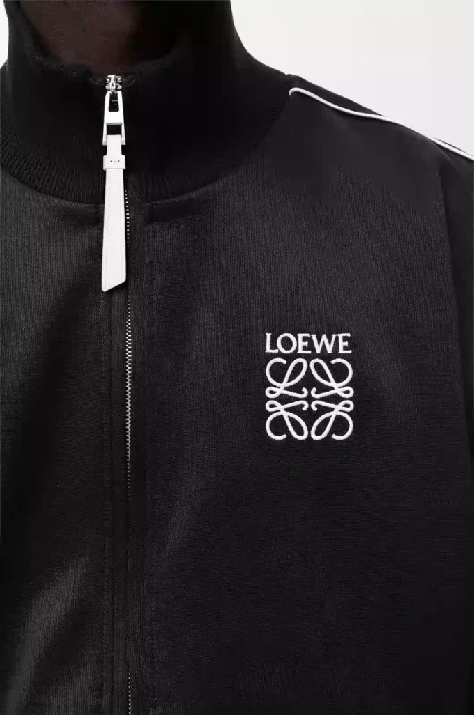 Tracksuit jacket in technical jersey Black Tracksuit jacket in technical jersey Black