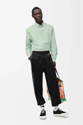 Tracksuit trousers in technical jersey Black