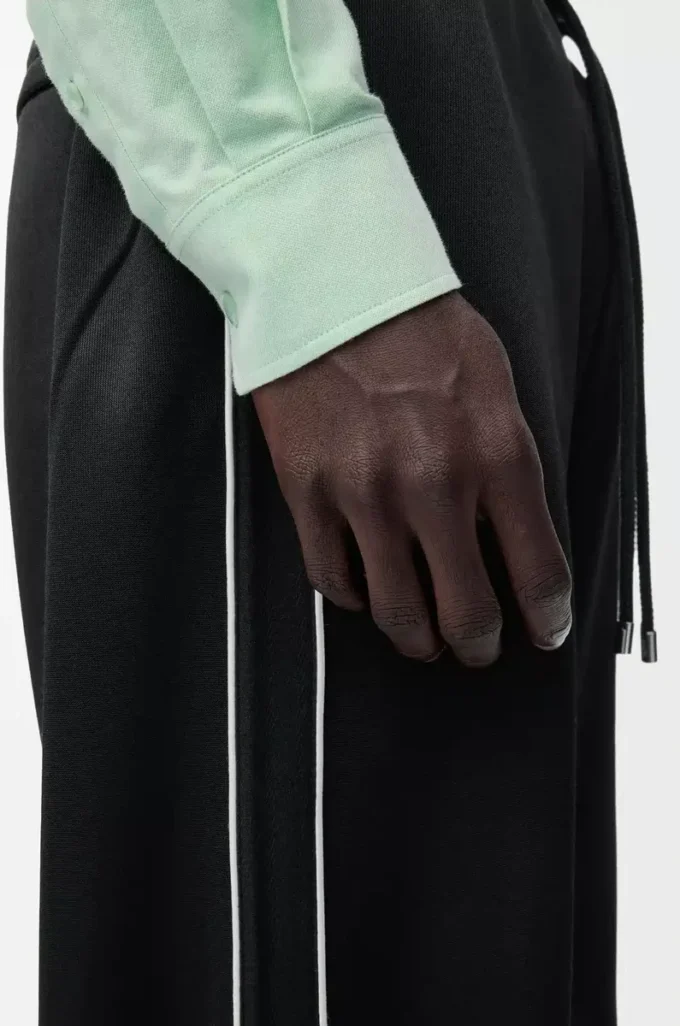Tracksuit trousers in technical jersey Black Tracksuit trousers in technical jersey Black