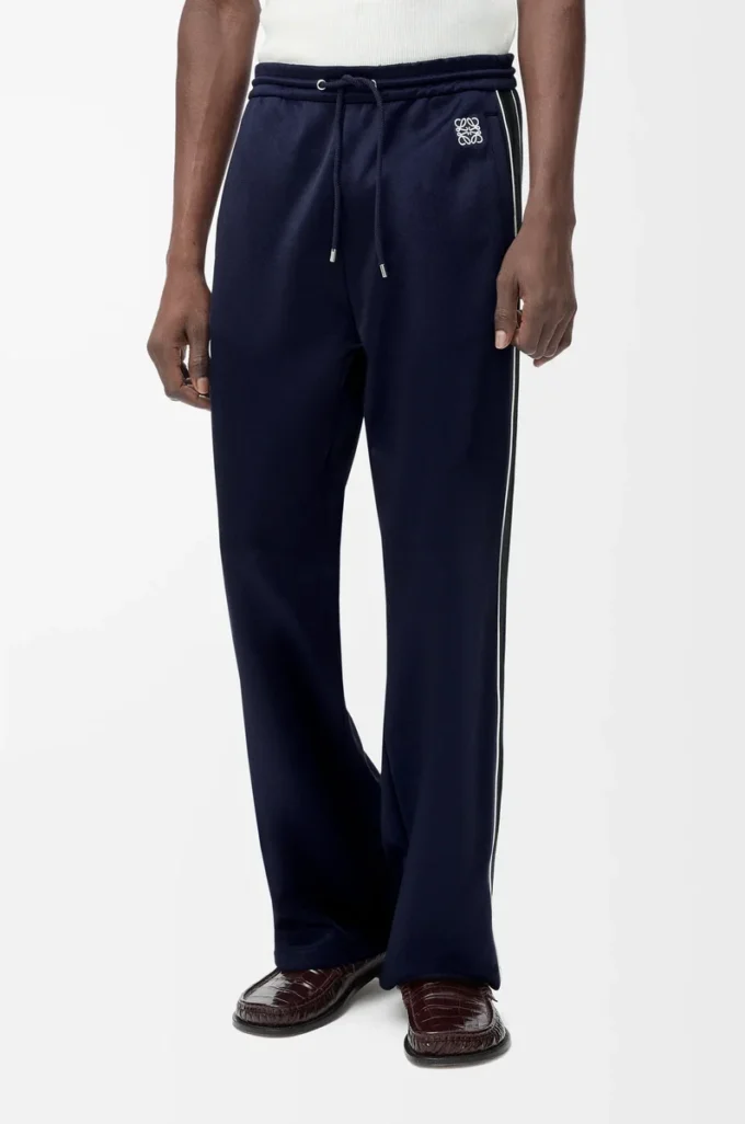 Tracksuit trousers in technical jersey Dark Navy Tracksuit trousers in technical jersey Dark Navy