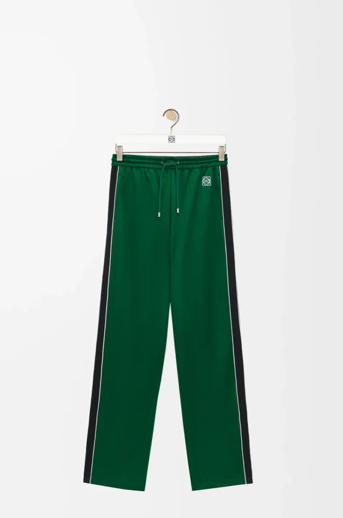 Tracksuit trousers in technical jersey Pop Green Tracksuit trousers in technical jersey Pop Green