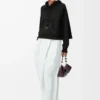 Trapeze hoodie in cotton blend Black Trapeze hoodie in cotton blend Black