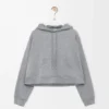 Trapeze hoodie in cotton blend Grey Melange Trapeze hoodie in cotton blend Grey Melange