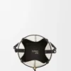Treasure Bako bucket in canvas jacquard and calfskin Natural/Black