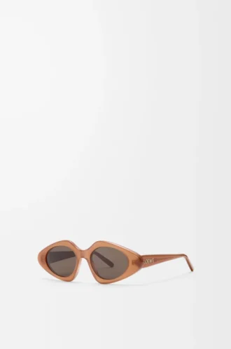 Triangle Slim sunglasses Milky Caramel
