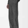 Trousers in wool blend Grey Melange