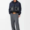 Trousers in wool Grey Melange