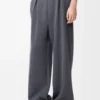 Trousers in wool Grey Melange