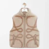 Vest in wool blend Beige/Khaki Green
