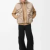 Vest in wool blend Beige/Khaki Green