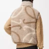 Vest in wool blend Beige/Khaki Green