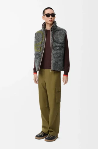 Vest in wool blend Multicolor