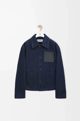 Workwear jacket in denim Indigo Blue