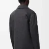 Workwear jacket in wool and cashmere Charcoal Melange Workwear jacket in wool and cashmere Charcoal Melange