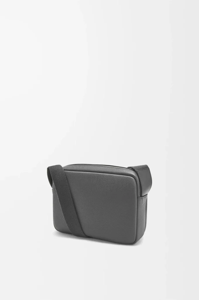 XS Military messenger bag in soft grained calfskin Anthracite XS Military messenger bag in soft grained calfskin Anthracite