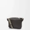 XS Military messenger bag in supple smooth calfskin and jacquard Dark Grey XS Military messenger bag in supple smooth calfskin and jacquard Dark Grey