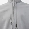 Zip-up jacket in suede lambskin Light Grey