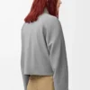 Zip-up jacket in wool Light Grey